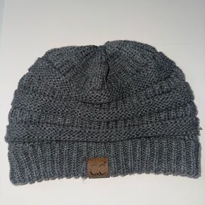 C.C Charcoal Knit Beanie